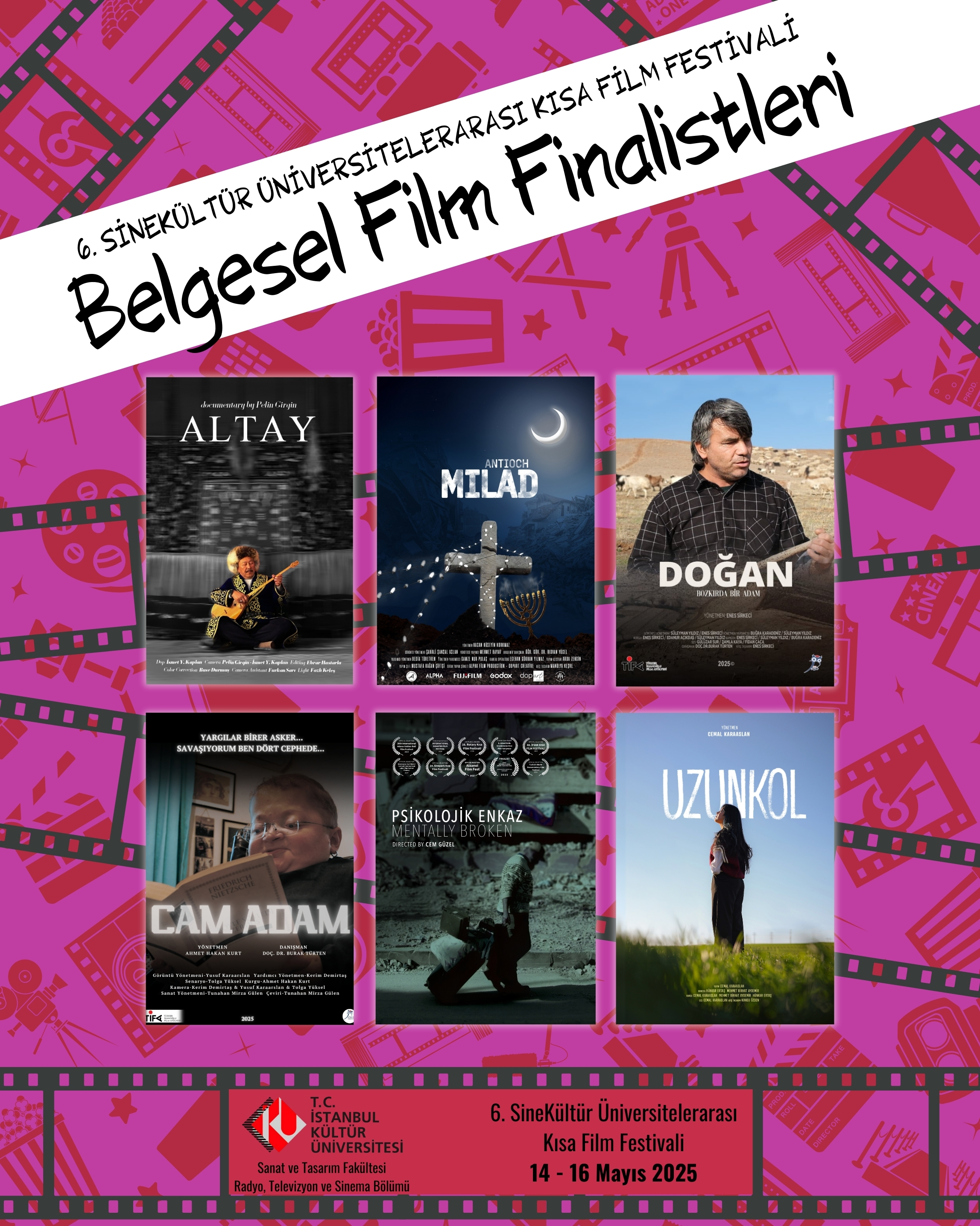 6. SineKültür Üniversitelerarası Kısa Film Festivali Festival Programı