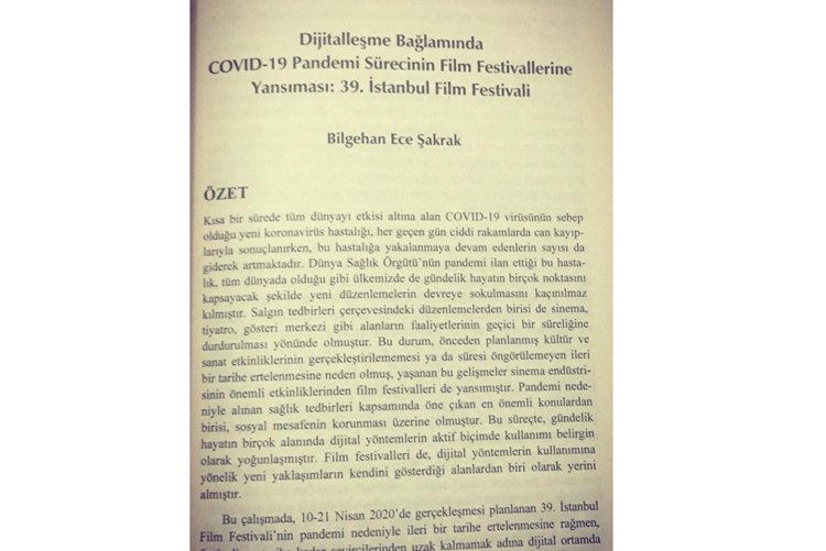 Dr. Öğr. Üyesi Bilgehan Ece Şakrak’ın Çalışmasının Yer Aldığı Kitap Yayınlandı