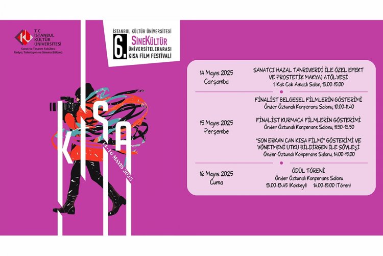 6. ⁠⁠SineKültür Üniversitelerarası Kısa Film Festivali Festival Programı Belli Oldu